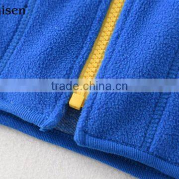 Children Garment Plain Boutique Blue Custom Boys Polar Fleece Children's Vests photo-5