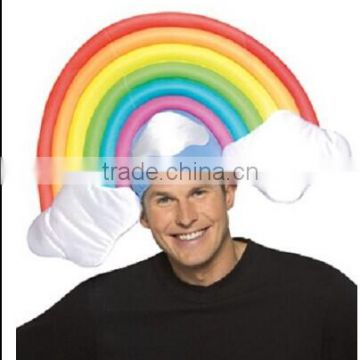 2014 hot design ,rainbow hat, party hat