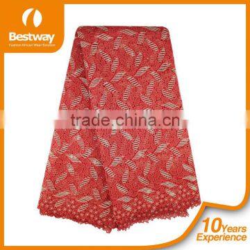 Factory Wholesale African Heavy Lace Fabric CP0035-1 African Guipure Lace Fabric For Party