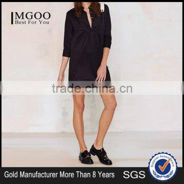 MGOO Dress Manufacturer Custom Made Plus Size Women Dress Fashion Long Sleeve Chiffon Dress #25306009 photo-4