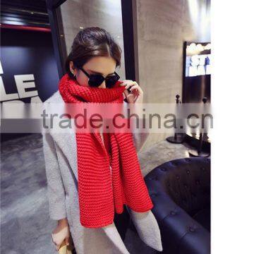 200*40cm New Popular Knitting Scarf Women Neck Thicken Scarf Winter Warm Scarves