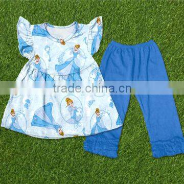 2016 Children's Remake Outfit Fall Clothing Children Ruffle Autumn Clothes Sets Boutique Clothing photo-4