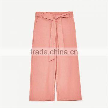 2017 Dongguan Wholesale OEM Casual Cropped Pants for Women photo-6