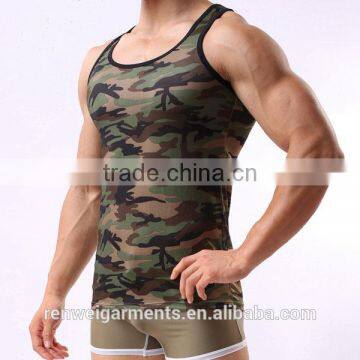 2016 new designer OEM real nylon camisole for men