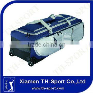 double soft strap wheeled bat bag