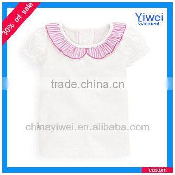 China Pink Kids Clothing Wholesale Girls Tee Shirt
