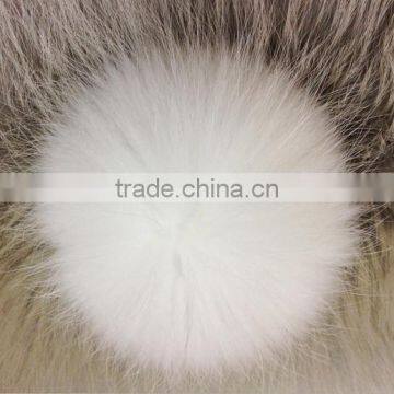 wholesale raccoon fur pom poms / raccoon fur bobbles for hats