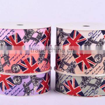 Hi-ana Ribbon 169 100 Yard British Flag Ribbon 25mm - Union Jack UK Ribbon - Grosgrain Ribbon 1" Wide photo-2