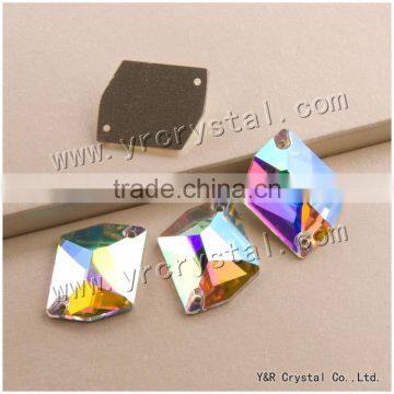 China Manufacturers Color AB Sew on Crystal Rhinestones for Wedding Dress photo-4