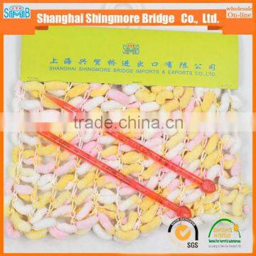 2016 China Yarn Factory Wholesale Polyester Pompom Fancy Knitting Yarn for Hand Knitting photo-6