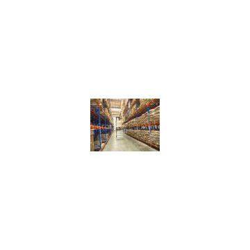 Blue / Orange Long Span Heavy Duty Pallet Racking , High Racking System