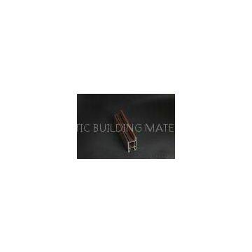 Door Sash PVC Window Profiles / Sliding Profile Brown Impact Resistance