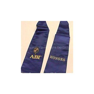 Embroidered Custom Graduation Stoles/ Sashes