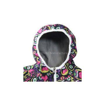 Fashion Spring Hoody Printed Jackets For Kids