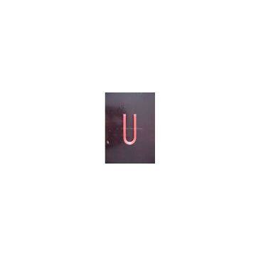 red quartz glass tube
