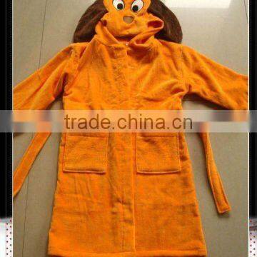 cute cotton children bathrobe