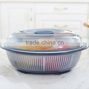 plastic vegetable basket, plastic basket with water seperate