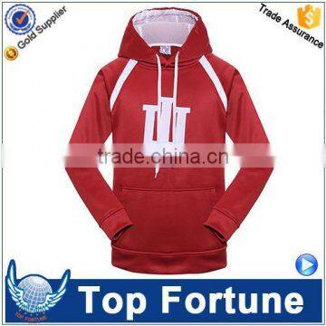 Hot Sales economic unisex double hooded two tone sweatshirt/hoodies