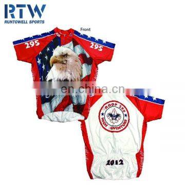 No MOQ accept sample china custom sublimated cycling jersey