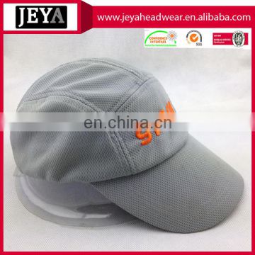 100% polyester sport cap Outdoor Running Caps with Breathable Sweatband