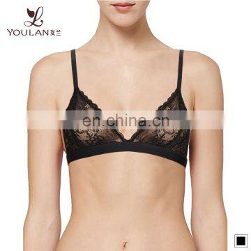 Young Girls and Women Fashion Stylish Very Sexy Transparent Lace Bralette Bra