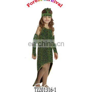 Snake Animal Party Costume Kids Costume for Girls