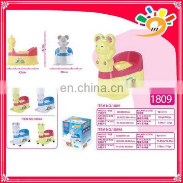 plastic potty with wheels moveable baby potty mini toilet