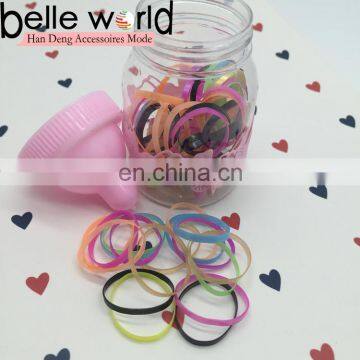 Elastic TPU Rubber Bands kids Hair Band circle ring in bag