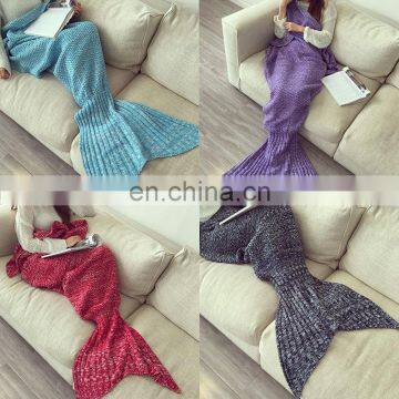 Wholesale blanket mermaid tail blanket sell on alibaba