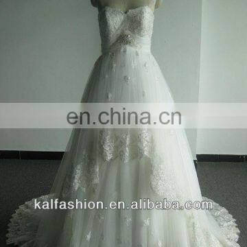 EB2505 Backless lace beading wedding dress