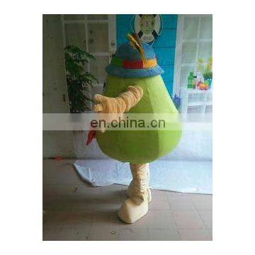 2016 Hot Sale CE Fruit Pear Mascot Costume for Adults,used Mascot Costumes for Sale