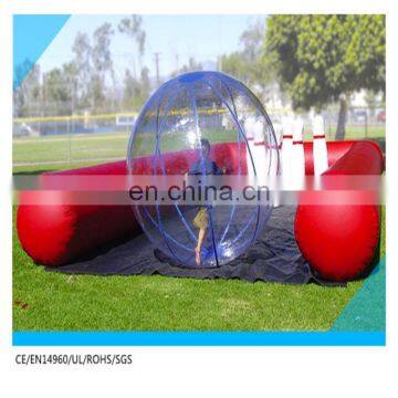 inflatable bowling set for adult/cheap price inflatable human bowling with ball