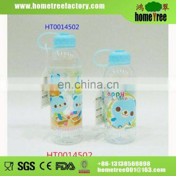 Food Grade Hot saling 550ML Lemon Juice PLastic Drinking Bottle With Handle Cap