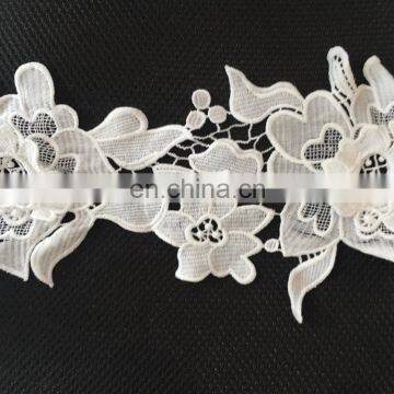 Good Quality Garment Accessories Embroidery 3D Flower Lace Trimming photo-4