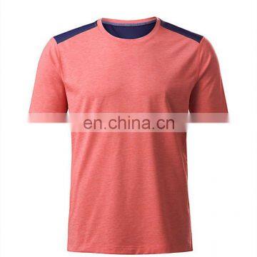 Custom Polyester Spandex Performance Men's Gym T Shirts