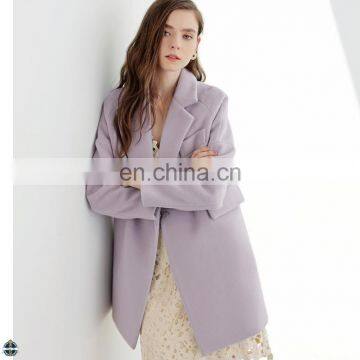 T-WC013 Overcoat Style Mid-thigh Length winter Women Worsted coat