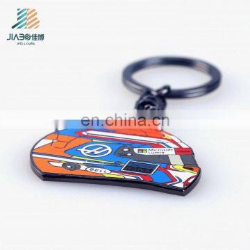 jiabo custom metal lumia helmet keychain with box