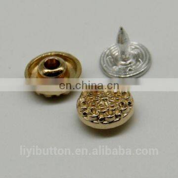 Wholesales Manufacturer Metal Coat Button, Removable Shank Metal Diamond Shaped Button for Jeans photo-4