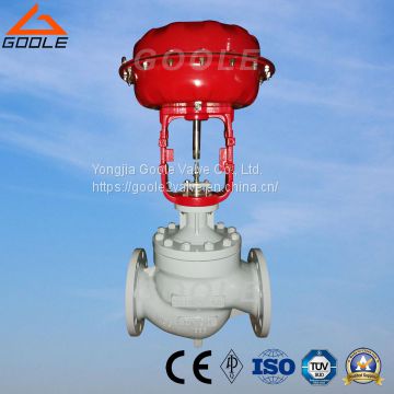 Pneumatic Globe Control Valve with Single Seat