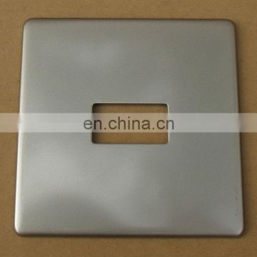 OEM Metal Fabricated Stamping with satin chrome self adhesive metal plate