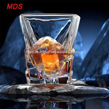 Classical Square Iceberg Beautiful Whisky Glass Set Cup for Bar and Hotel photo-4