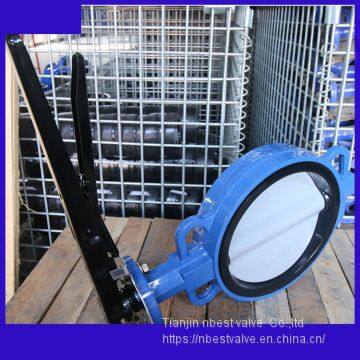 D71XN-10Q DN200 8inch epdm seat wafer butterfly valve for sewage water