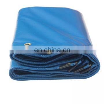 Blue Waterproof Knife Coated PVC Tarpaulin