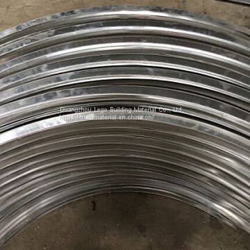 Curved Aluminum Square Pass Commercial Buildings Spraying