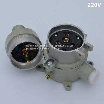 Aluminum Alloy Explosion-proof Socket 16A Explosion-proof Plug Ac-16 220V/380V Three Holes Four Holes Five Holes photo-4