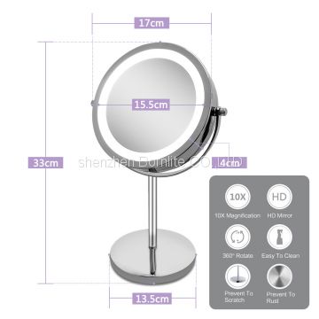 Fashion desktop led makeup mirror vanity mirror beauty mirror led mirror