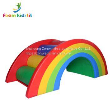 Kids Indoor Soft Play Rainbow Bridge Climbing Toy photo-3