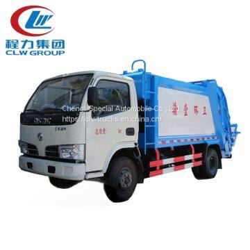 4X2 Dongfeng 5CBM Garbage Compactor Trucks