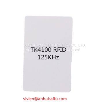 125KHZ TK4100 RFID ID Inkjet Card