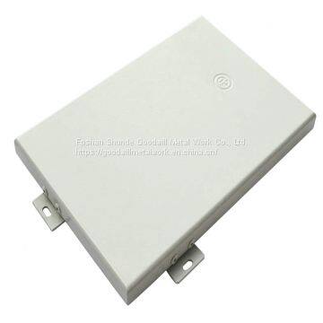 Factory Price Customized Wood Grain Solid Aluminum Construction Materials Panel photo-4